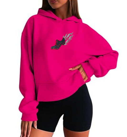 Pink DF Hoodie- Ladies