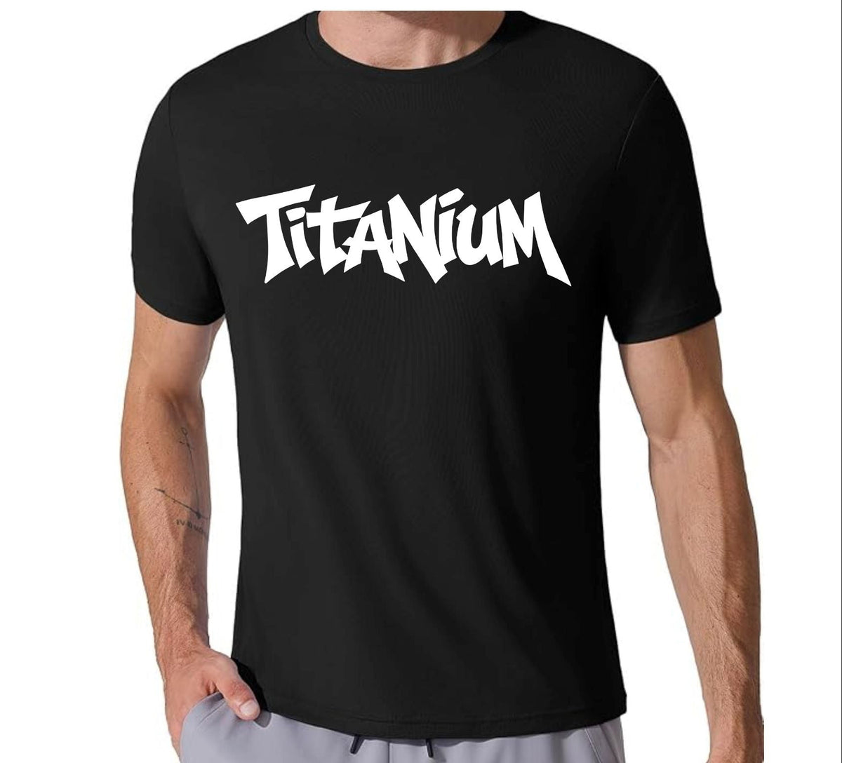 Mens Titanium Team Performance Tee