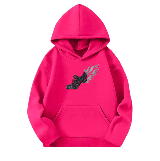 Pink DF Hoodie- Youth