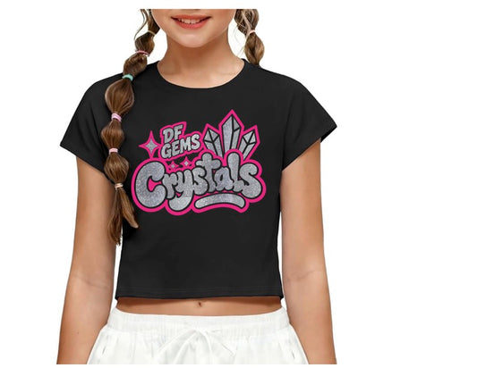 Gems- Crystals Crop Top