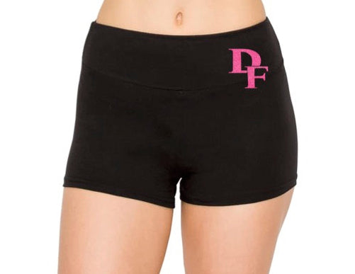 DF Black Dance Shorts- Ladies