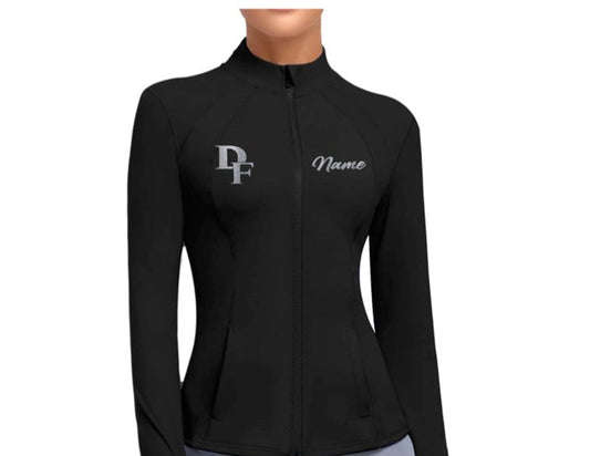 DF Rhinestone logo Jacket-Ladies