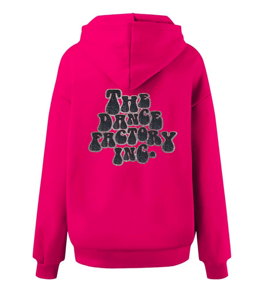 Pink DF Hoodie- Ladies