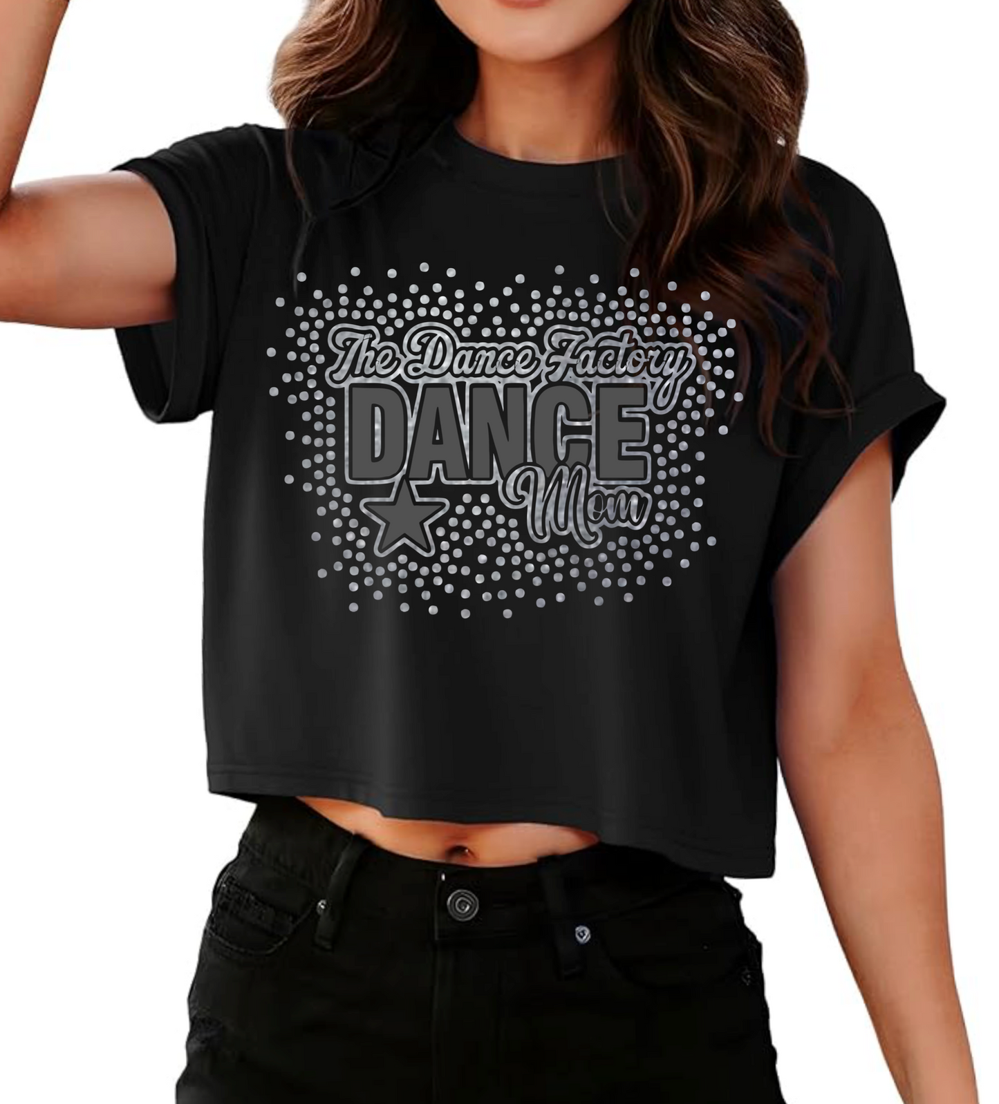 Dance Factory Mom Short sleeve loose fit crop