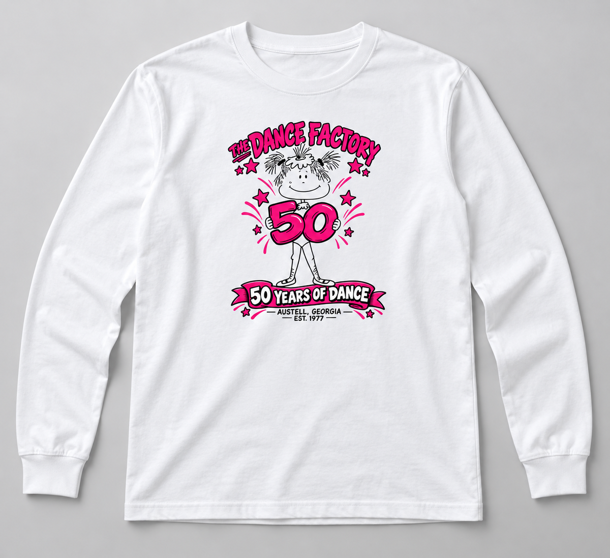Polly 50th Anniversary Long Sleeve Tee - Adult Sizes only