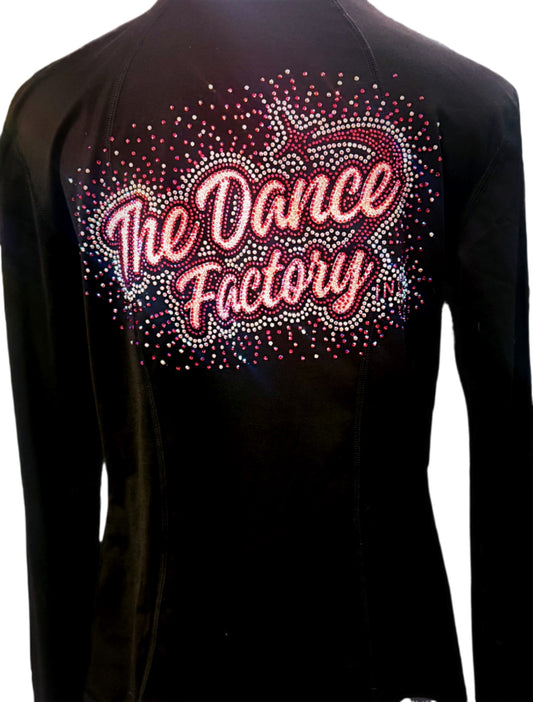 DF Rhinestone logo Jacket-Ladies